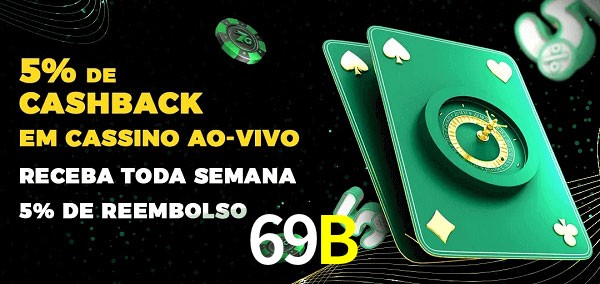 Promoções do cassino ao Vivo 69B